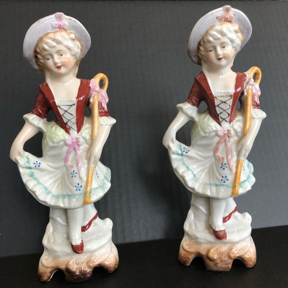 Vintage Occupied Japan Shepherd Figurines
